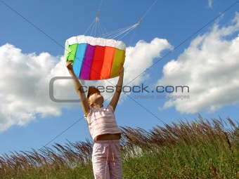 start flying kite