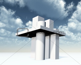 abstract tower