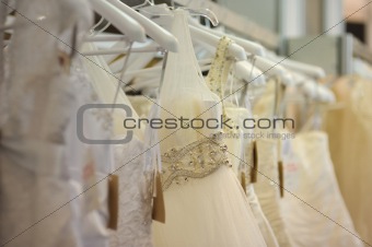 A few beautiful wedding dresses