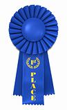Blue Ribbon for First Place