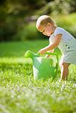 Child With Watering Can