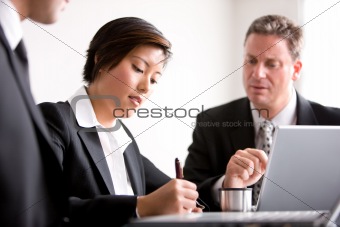 Co-workers in a Business Meeting