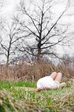Woman Lying In the Grass