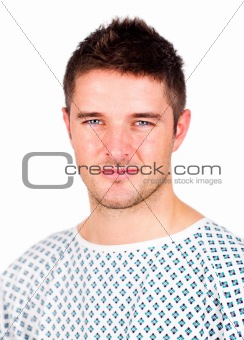 Portrait of a handsome patient