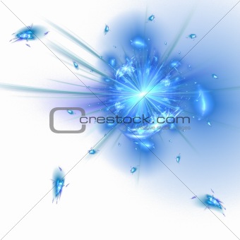 Abstract elegance background. White - blue palette.