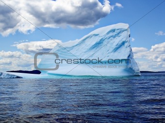 Iceberg in Ocean of Newfoundland