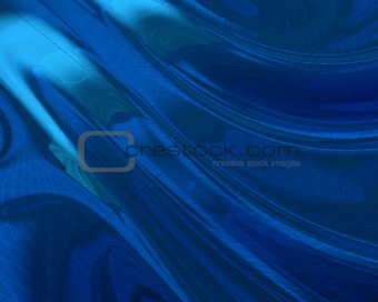 Silky blue digital foil