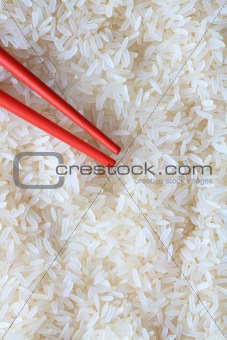 Rice And Chopsticks