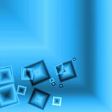 abstract blue square background 