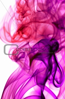 Abstract red smoke 