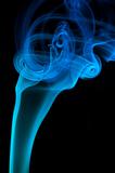 bstract blue smoke 