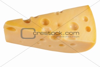  A cheese isolated 