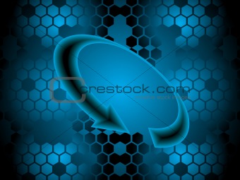 abstract blue arrow background