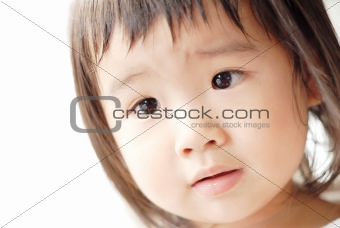 innocent asian baby face 