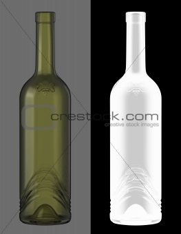 Green Wine Bottle
