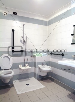 geriatric and handicap bathroom
