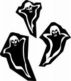 Three Skull Ghosts
