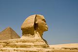 Sphinx of Giza and the Pyramid