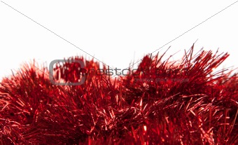 Red Christmas Tinsel