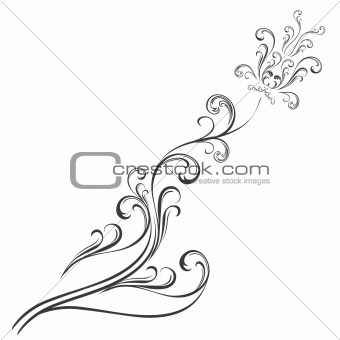 Modern-Traditional Vintage-Abstract Transylvanian flower pattern for special graphic design creations