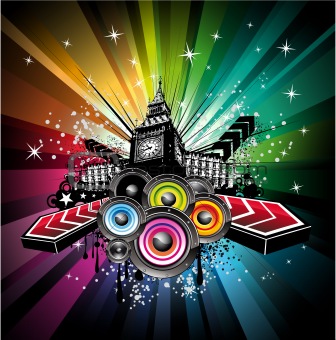 London Musical Event Background