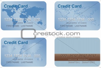 Design of a credit card.