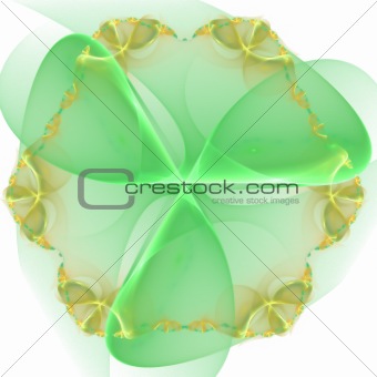 Abstract elegance background. Green - yellow palette.
