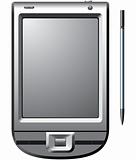 PDA with stylus