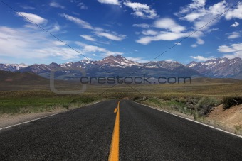 Rural Road in the Eastern Sierras