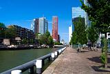 Residential houses. The centre of Rotterdam