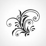 vector black floral pattern tattoo