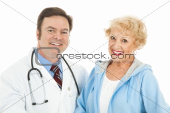 Senior Woman and Her Doctor