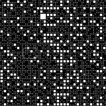 black and white block pattern