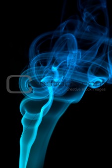 Abstract Blue smoke 