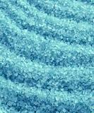 Blue crystals of sea salt