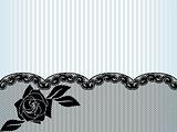 Black French lace background