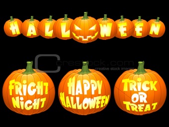 Halloween pumpkin concepts.