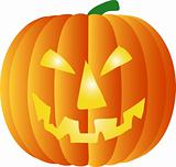 a illustration of a halloween pumpkin