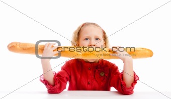 Eating bread
