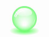 Green Glossy Ball