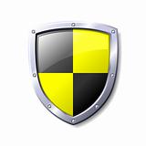 Yellow and Black Shield