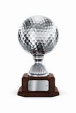 Silver Golf trophy