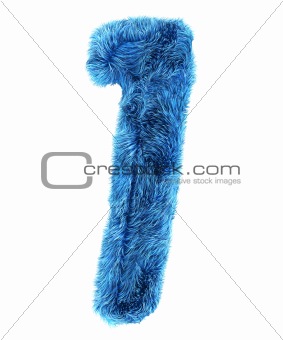 1 in blue fur