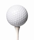 Golf ball isloated on white background