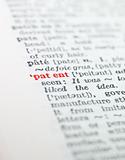 The word 'patent' highlighted in a dictionary