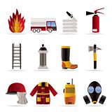 fire-brigade and fireman equipment icon