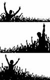 Crowd silhouettes
