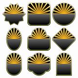 Set of 9 badge designs