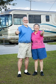 RV Seniors Thumbs Up