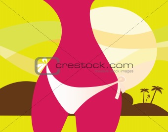 Woman in bikini II